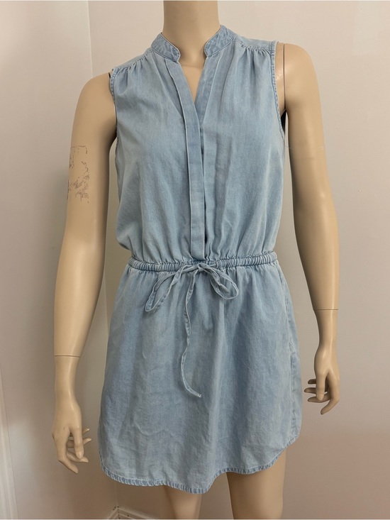 RD Style Dresses & Skirts - RD Style Light Blue Sleeveless Chambray Dress